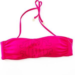 ROBERTO CAVALLI Red Bikini Top Swim Size S NEW